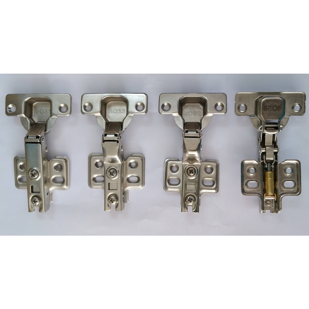 Bản lề hơi giảm chấn A, B, C - Lắp tủ bếp, tủ chén, Bàn Làm Việc kèm vít (1 cái)
