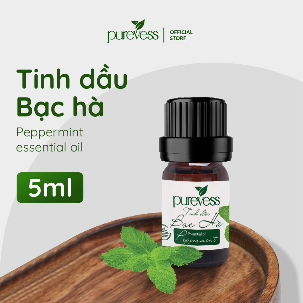 Tinh dầu thiên nhiên nguyên chất PUREVESS giúp thư giãn, đuổi muỗi, khử mùi 5ml