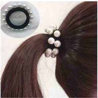 Dây buộc tóc hạt ngọc hạt nhựa