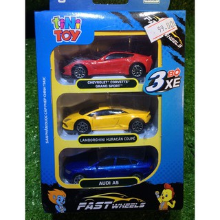Mô Hình Xe FASTWHEELS Bộ 3 Chiếc