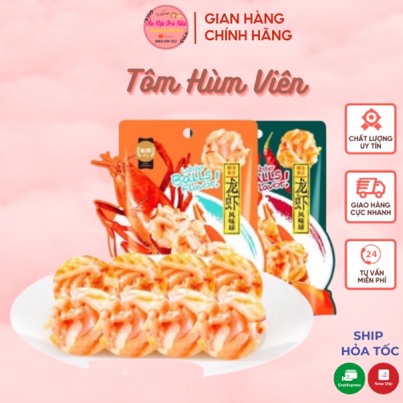 CHẢ VIÊN BẠCH TUỘC TẨM VỊ ĂN LIỀN - Đồ ăn vặt Snackfoodbysuri