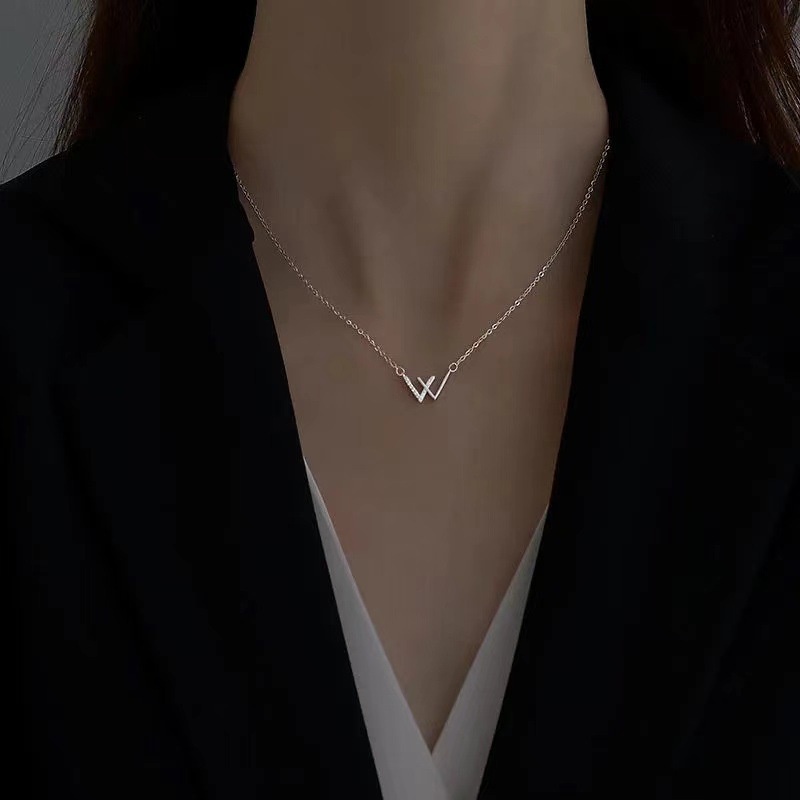 Dây Chuyền Mặt Đính Đá Lấp Lánh Cao Cấp Phong Cách Tiểu Thư,Vòng Cổ Choker Đính Đá Sang Trọng Giá Rẻ
