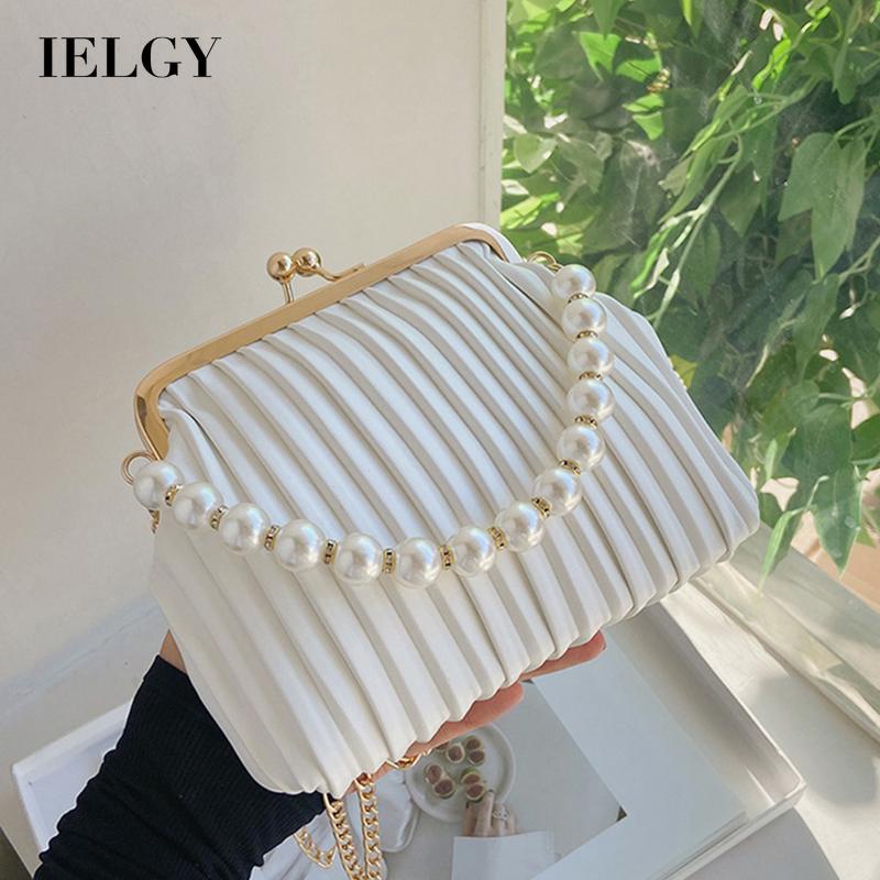 Túi đeo chéo IELGY phối dây xích thời trang cho nữ