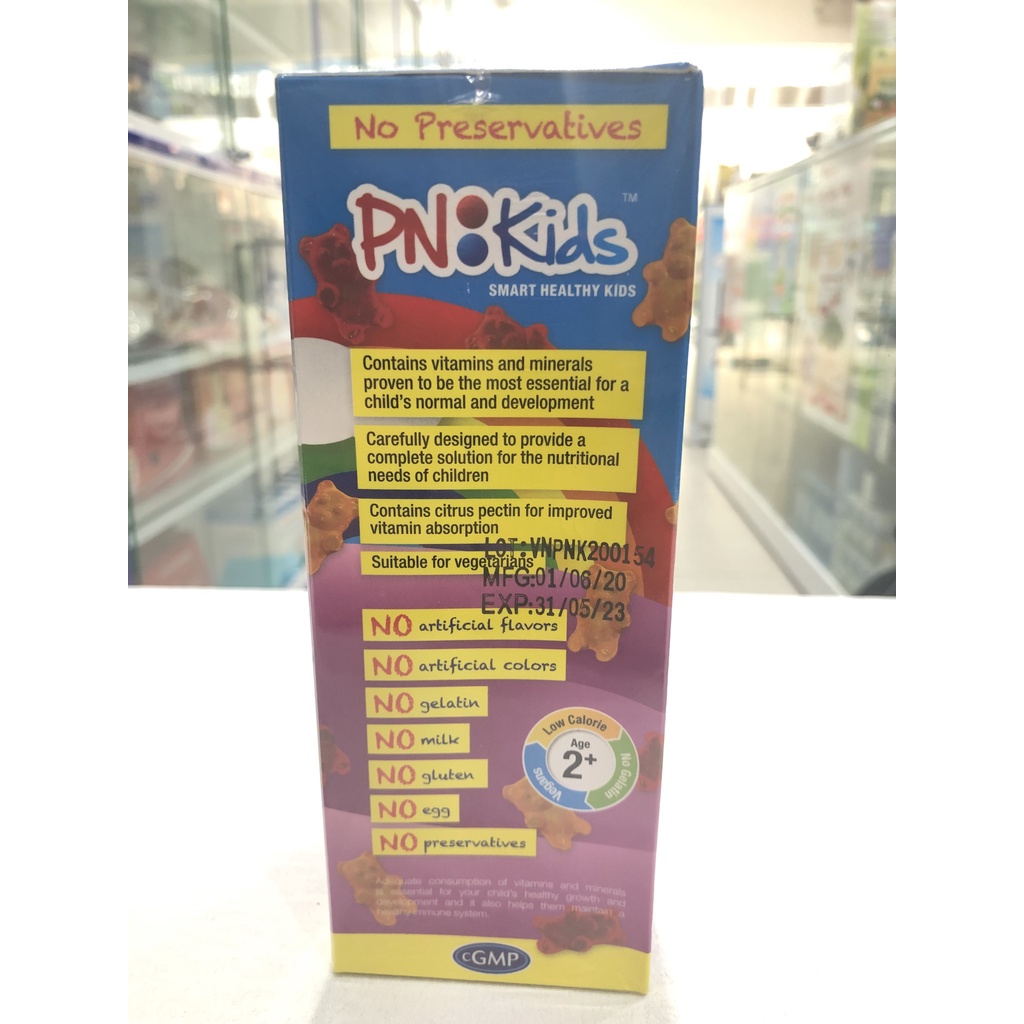 Viên Nhai PN Kids Multivitamin + Minerals For Girls