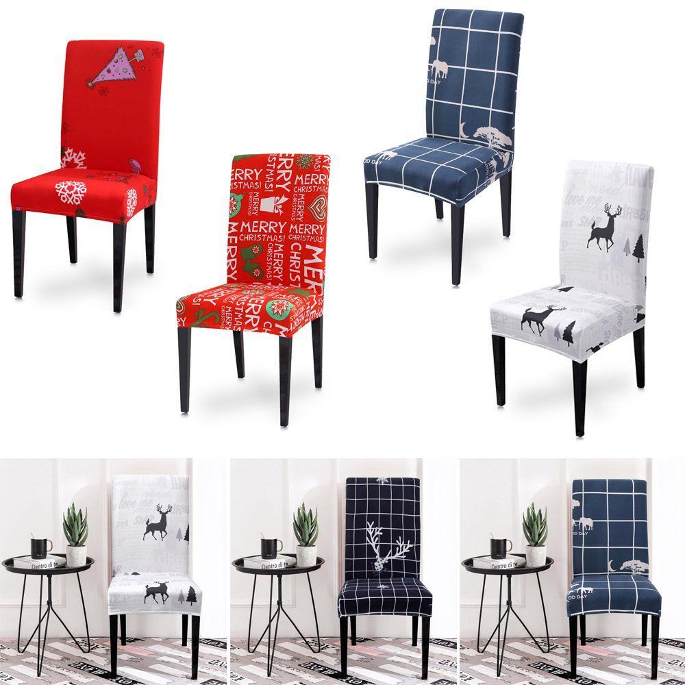 Vỏ Bọc Ghế Họa Tiết Giáng Sinh Co Giãn Tháo Rời Được