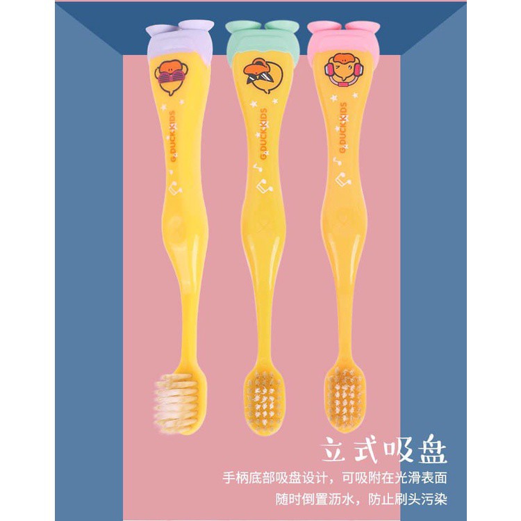 Combo 5 bàn chải đánh răng cho bé  lông nano 5d siêu mảnh siêu mềm không gây đau lợi XIAOMIMI TQ52552