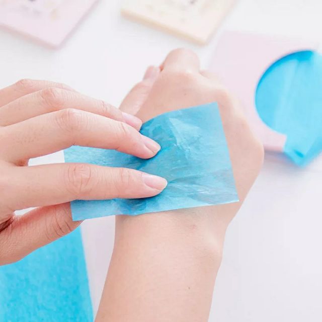 Gói 50 tờ giấy thấm dầu cho da mặt