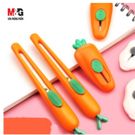 Dao rọc giấy mini M&G hình cà rốt dễ thương – VPP Sao Mai V502
