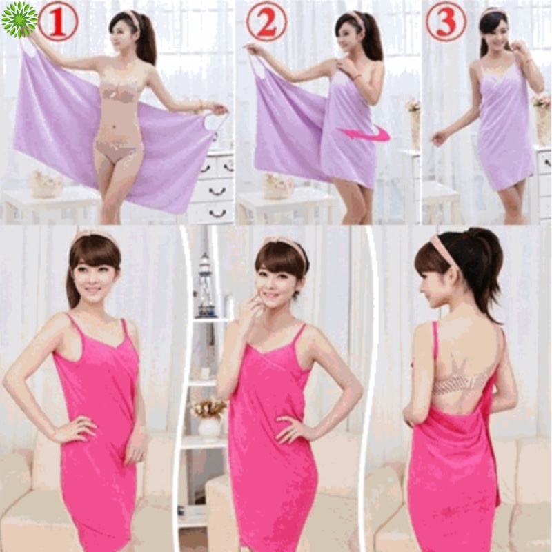 Khăn Tắm Thời Trang Nữ Nhanh Khô Thần Kỳ CR1