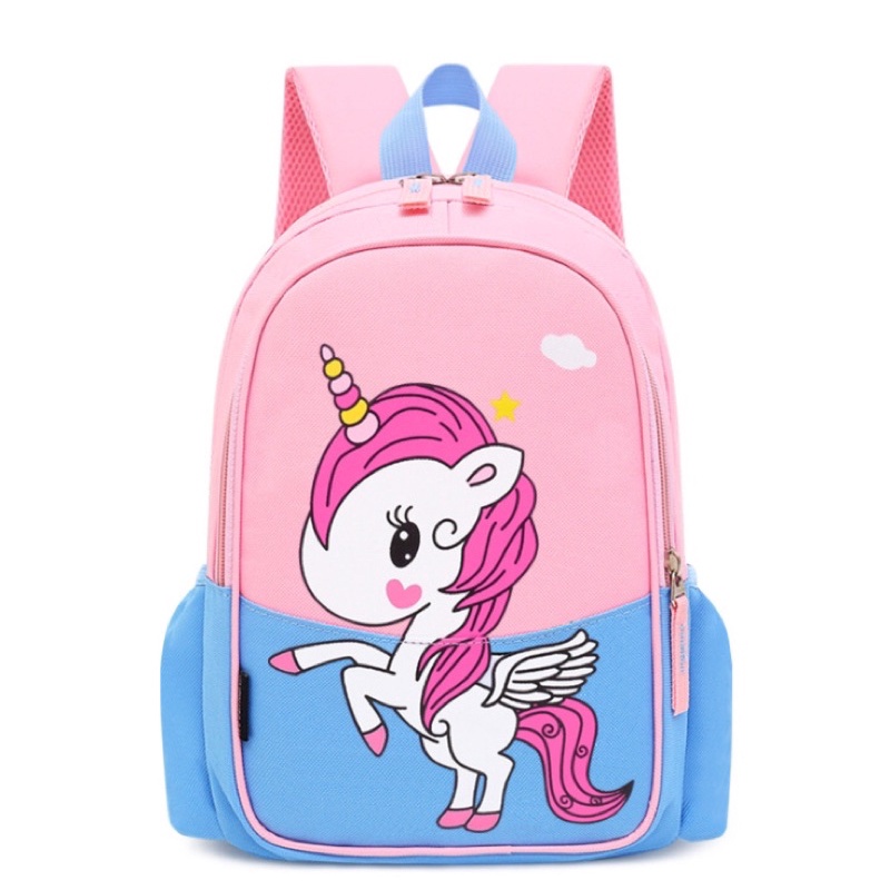 Balo Siêu Nhẹ Hình Doraemon, Kỳ Lân, Cặp Đi Học Cho Bé Dễ Thương