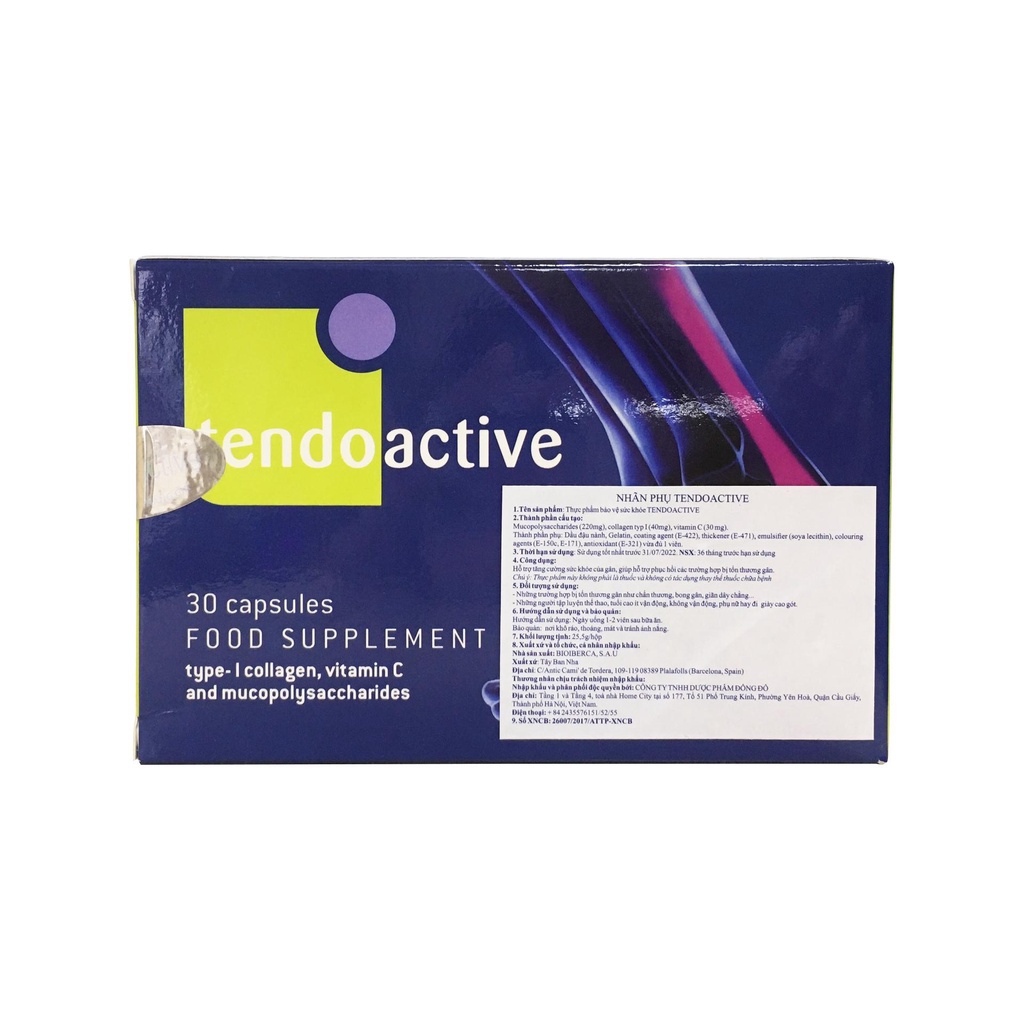 Tendoactive - Phục hồi tổn thương gân, dây chằng