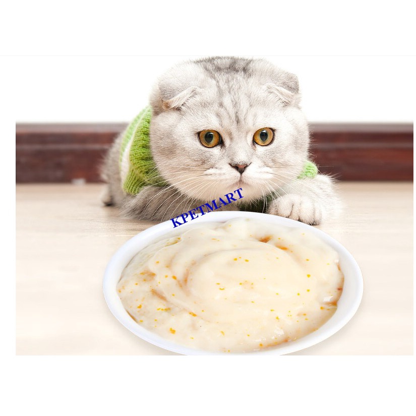 súp (xốt) sữa dê ăn dặm cho mèo con túi 6 gói 15g (90g)