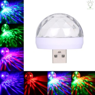 Đèn LED Nhiều Màu Sắc Sạc USB Mini Dùng Cho Sân Khấu/Tiệc Tùng