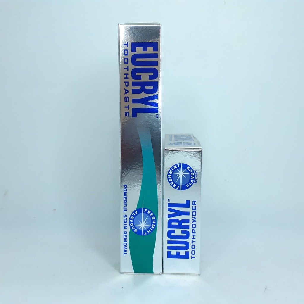 Kem đánh răng/ Bột trắng răng Eucryl Toothpaste