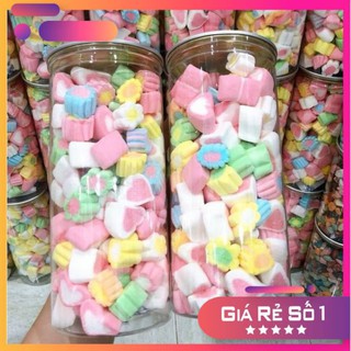 [COMBO 3 HŨ] Kẹo xốp bông gòn ☁️ Marshmallow 🍎🍊🍉🍇🍓🍒 - Hộp 250g