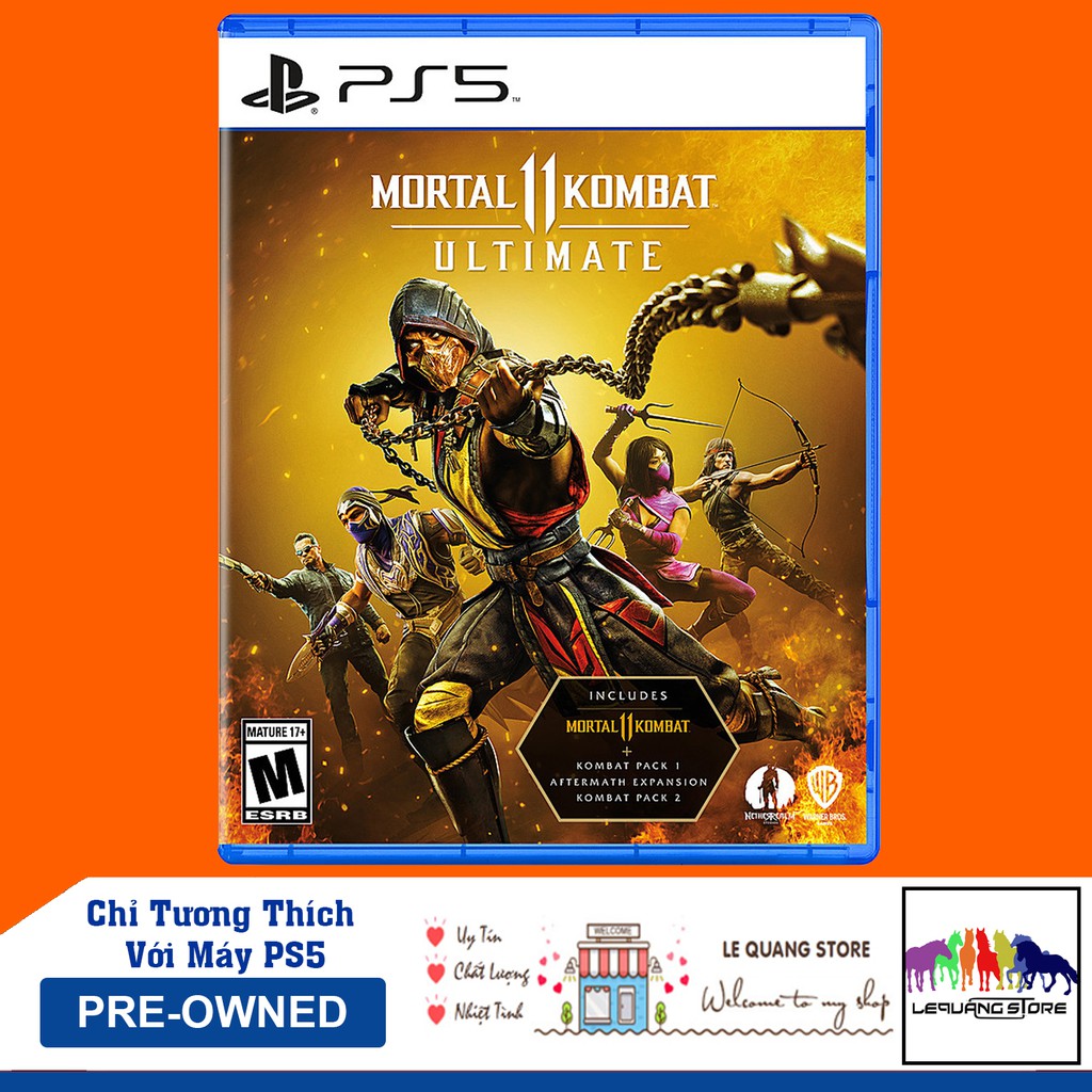 Đĩa Game PS5: Mortal Kombat 11 Ultimate