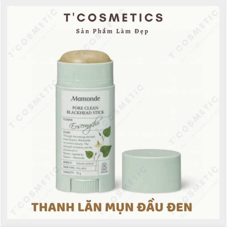 Thanh Lăn Mụn Đầu Đen Mamonde 18g