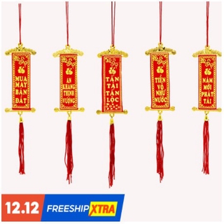 ĐỒ TREO TẾT LIỂN NHÍ KIM TUYẾT 1 BỊCH 10 CÁI