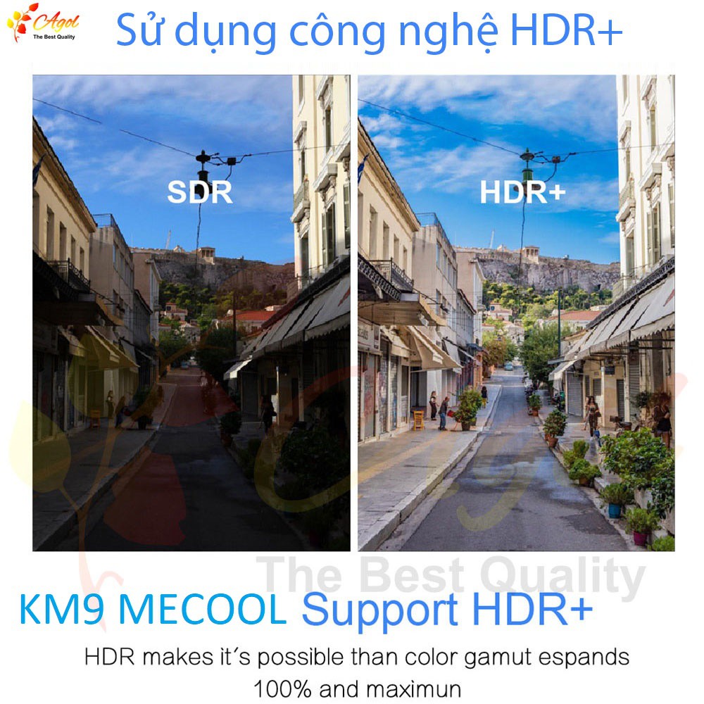 Km9 Mecool ATV pro có tìm kiếm voice 4GB RAM 32G ROM điều khiển giọng nói có cài sẵn ứng dụng giải trí