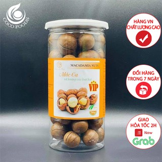 Hạt macca daklak nứt vỏ size từ 20-27mm - mắc ca tách vỏ tây nguyên 500g - coco foods