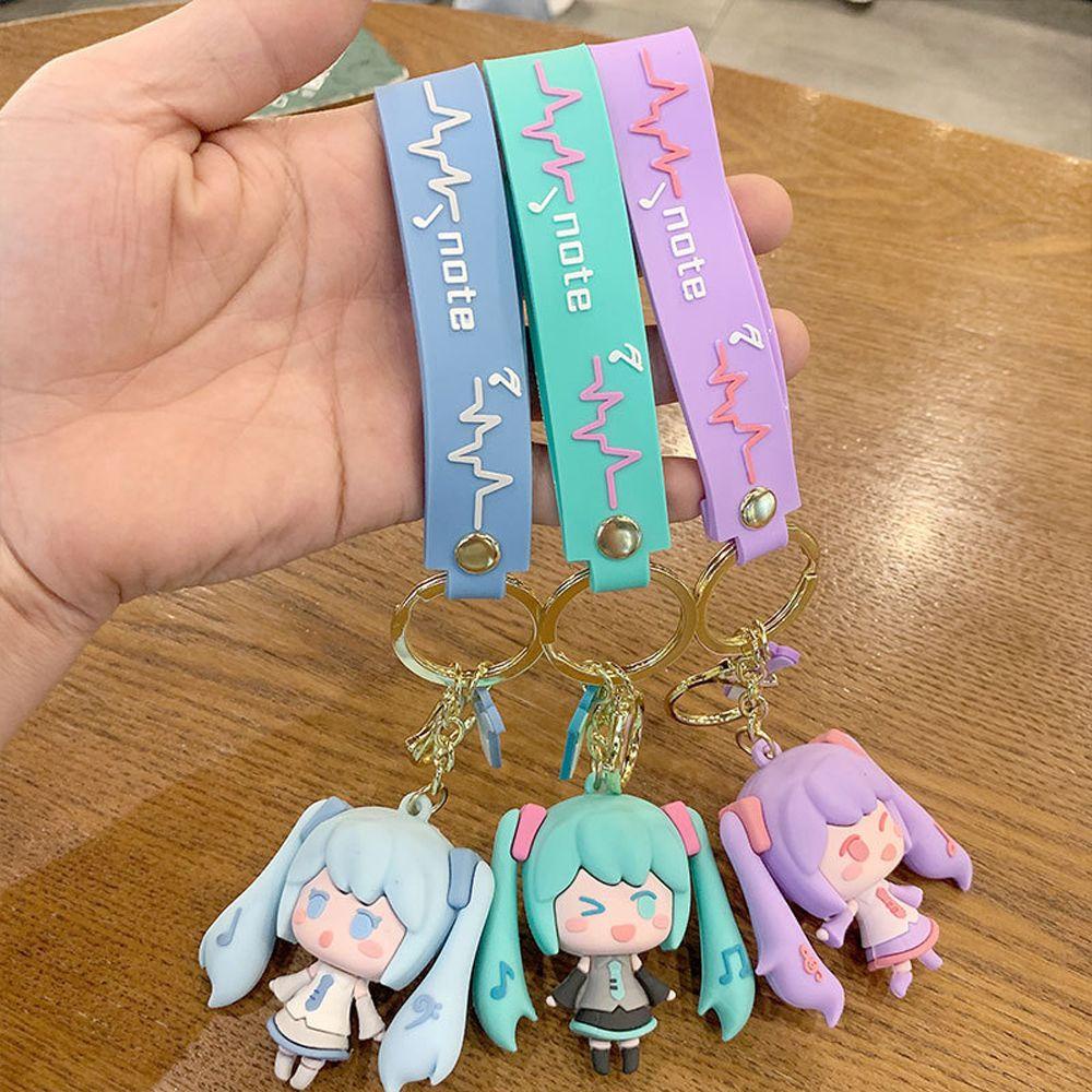 Móc Khóa Hình Nhân Vật Hatsune Miku Dễ Thương