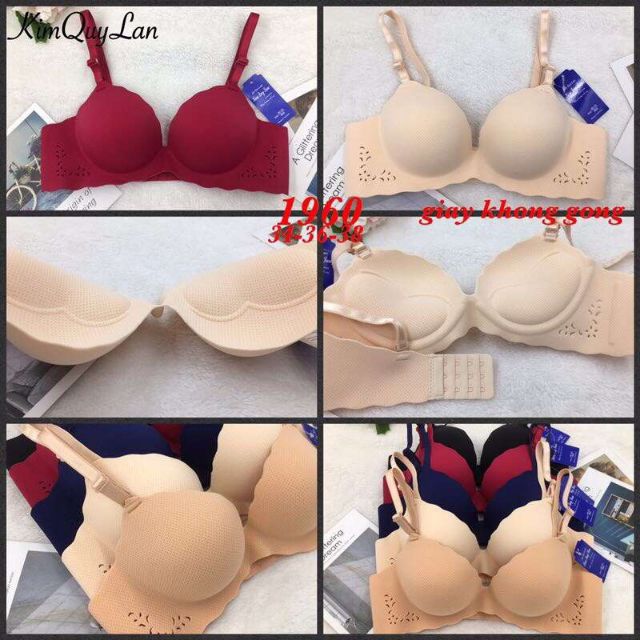 Áo lót đúc thông hơi siêu nâng mút 4.5cm MS1960