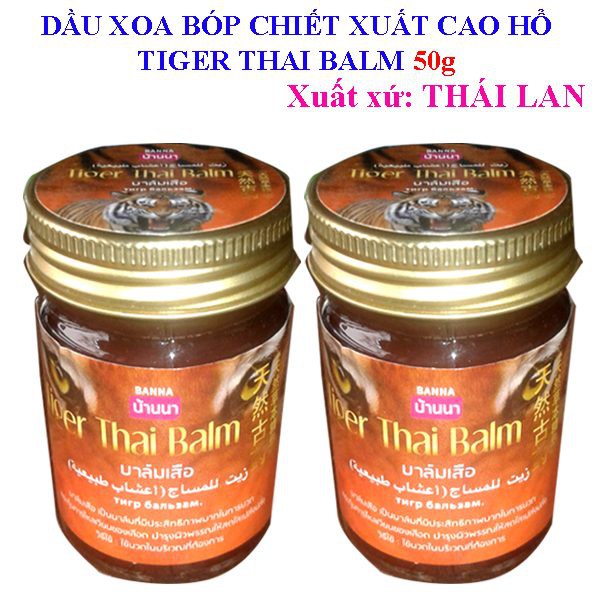 Dầu cù Cù Là Cao Hổ/Rắn/Bò Cạp Xoa Bóp Giảm Đau Giảm Xưng 50g Thái Lan