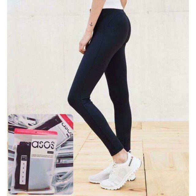 Giá sỉ Quần legging nâng mông Bigsize 55-90kg (Đen)