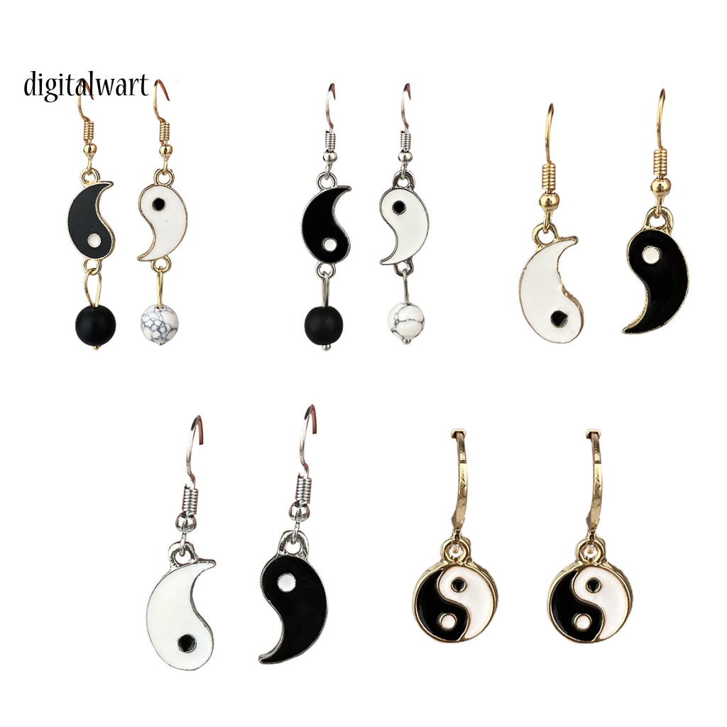 Kỹ Thuật Số| 1 Đôi Bông Tai Mạ Màu Dầu Sáng Bóng