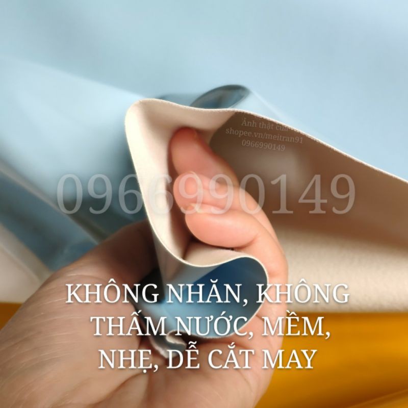 DA PU TRƠN BÓNG MỎNG MỀM LÀM HANDMADE