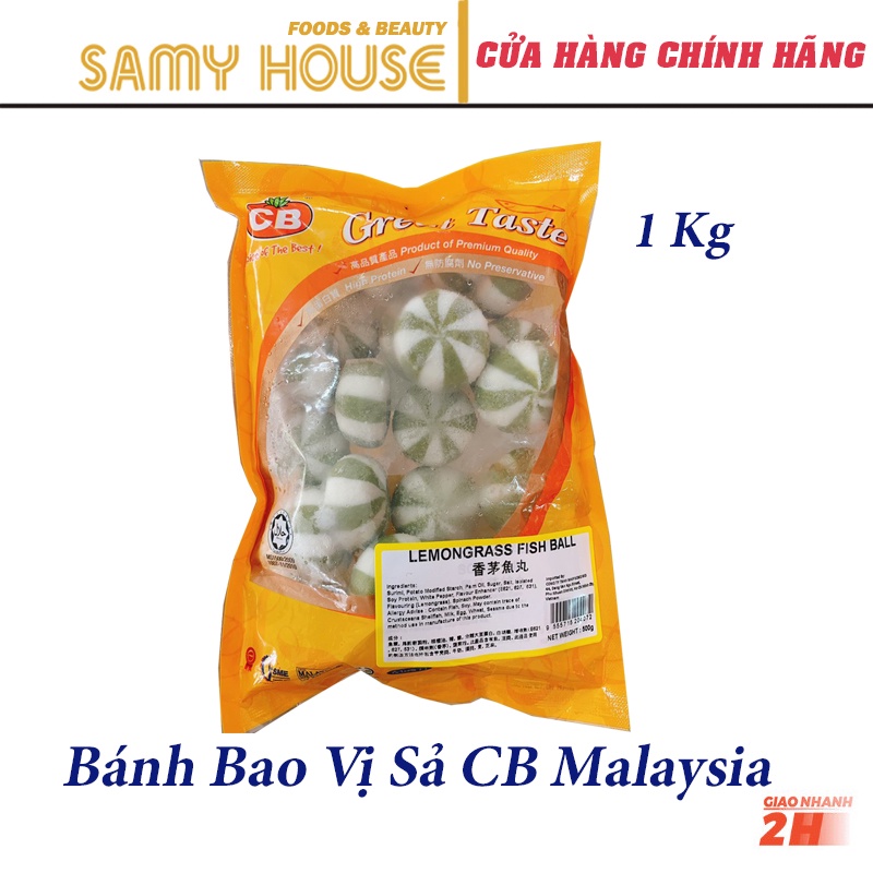 [Tokbokki.com] [Vị Sả] Bánh bao nhân trứng cá CB 1KG