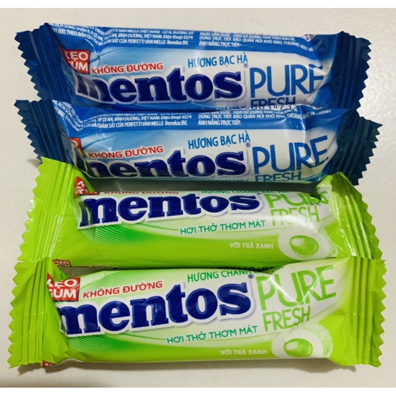 Hộp 30 thanh kẹo Mentos Pure Fresh