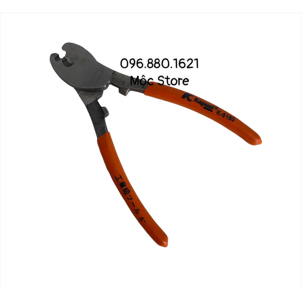 Kìm Cắt Cáp 6-8-10 IN KAPUSI Chính Hãng kimkhiducnguyen