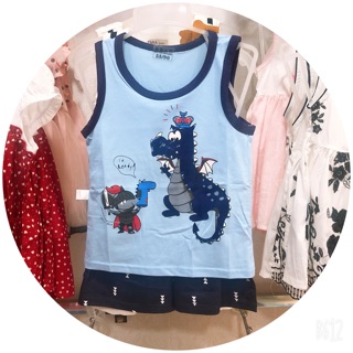 Combo đồ bộ và mũ bé trai