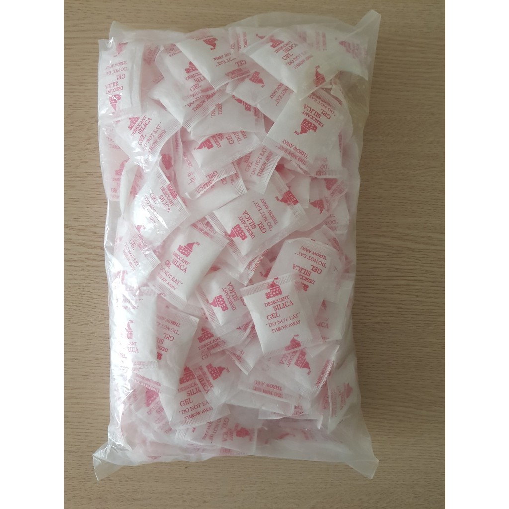 Hạt hút ẩm Silicagel 2g giá rẻ | Đóng túi 500 gói