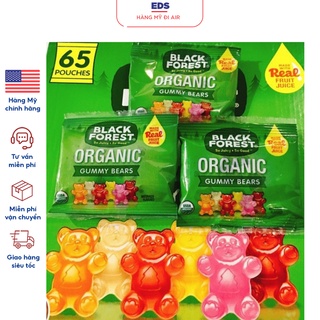 Kẹo dẻo gấu trái cây hữu cơ cho bé date T10/2022 Black Forest Gummy Bear Bịch 23gram  - EDS Hàng Mỹ