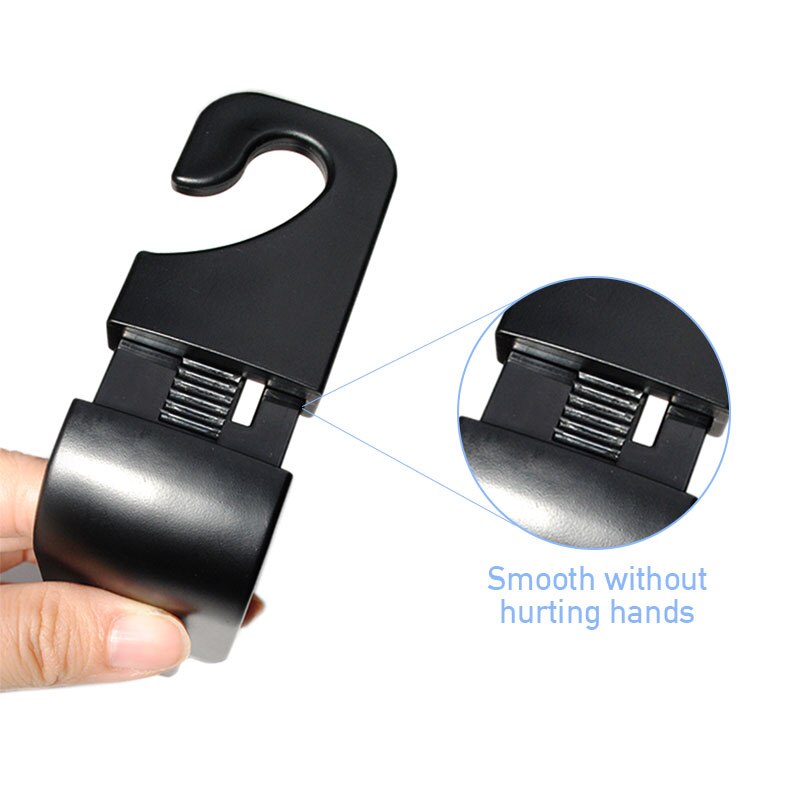 Set 4 móc treo vật dụng SEAMETAL gắn sau ghế đa năng