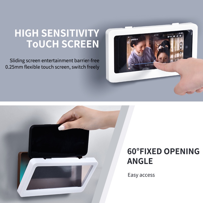 Hộp Đựng Điện Thoại Chống Thấm Nước Tự Dính Tiện Dụng Cho Nhà Tắm