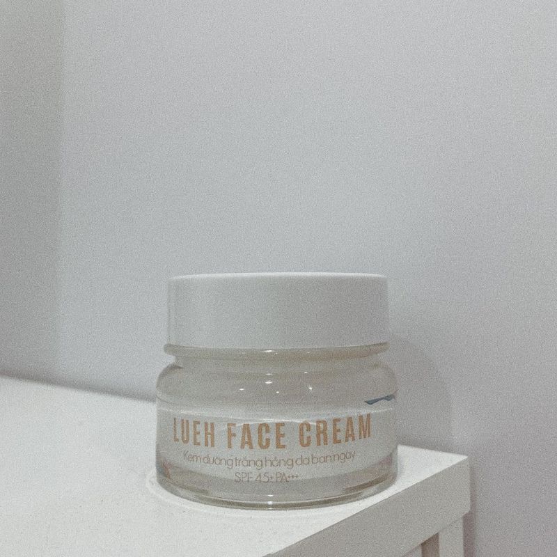 Face Cream LUEH — Kem dưỡng trắng face ban ngày — chống nắng SPF 45+ PA+++