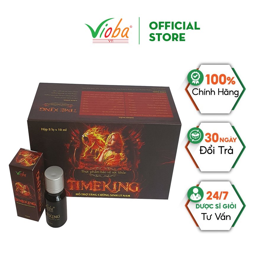 {Sản phẩm chính hãng} Chai uốngTăng cường sức khỏe phái mạnh -Timeking Chính Hãng- kéo dài thời gian quan hệ VIOBA