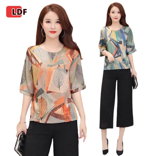 Áo Thun Tay Lỡ Dáng Rộng Thời Trang Thanh Lịch Dành Cho Nữ