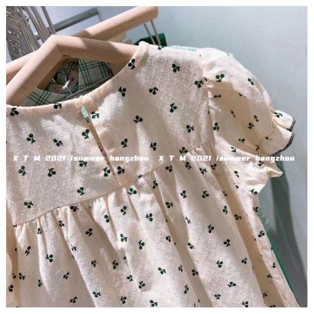 (SIZE 100-140) ĐẦM COTTON VINTAGE BÉ GÁI