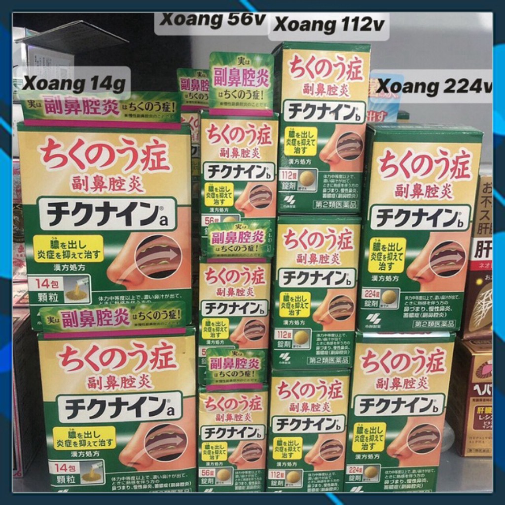 Hàng Auther - Viên uống _ xoang Nhật bản Kobayashi Chikunain