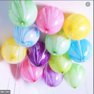 Bóng cao su vân mây set 10 cái