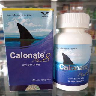 Sụn cá mập CALONATE PLUS (Lọ 60 viên) giúp tái tạo sụn khớp