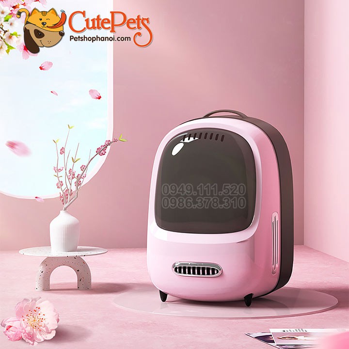 Balo cao cấp PETKIT Cat Carrier Backpack có đèn và quạt thông khí dành cho thú cưng - CutePets