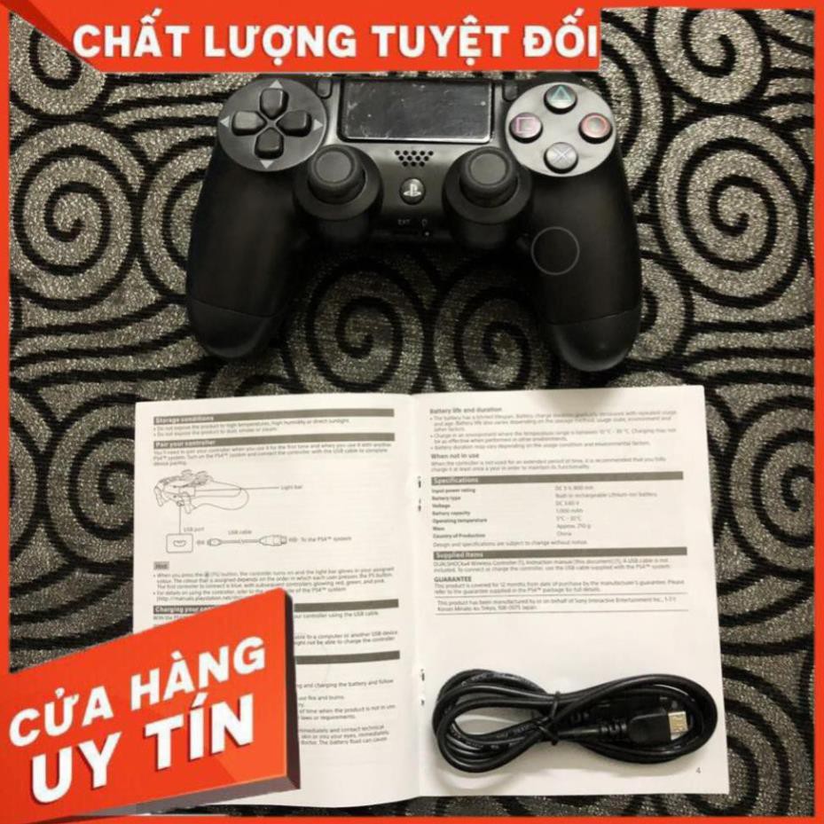 Tay Cầm Chơi Game Không Dây PS4 DualShock 4 Full Chức Năng , Tay Cầm Chơi Game Bluetooh Cho Điện Thoại, Laptop, PC