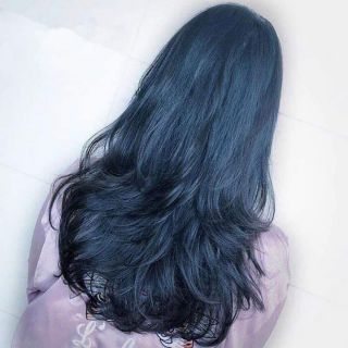 Thuốc nhuộm xanh đen tặng kèm oxi và gang tay
