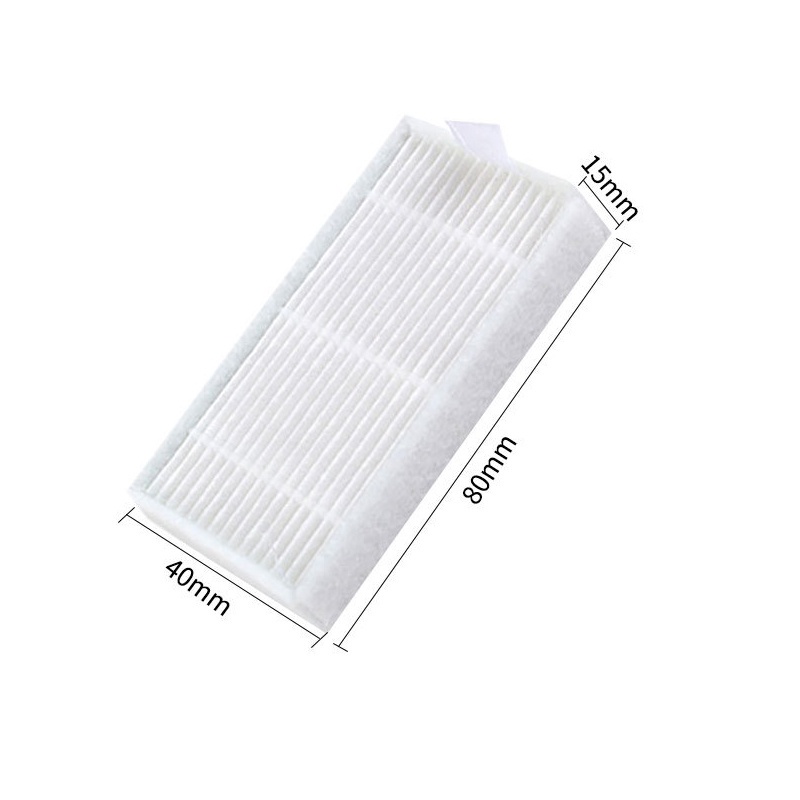 Robot hút bụi Bộ phận chổi bên Bộ lọc chính Vải lau Bộ lọc Hepa cho ilife v5 v5s V3 V3s v5 pro V50 V55 X5 V60 pro