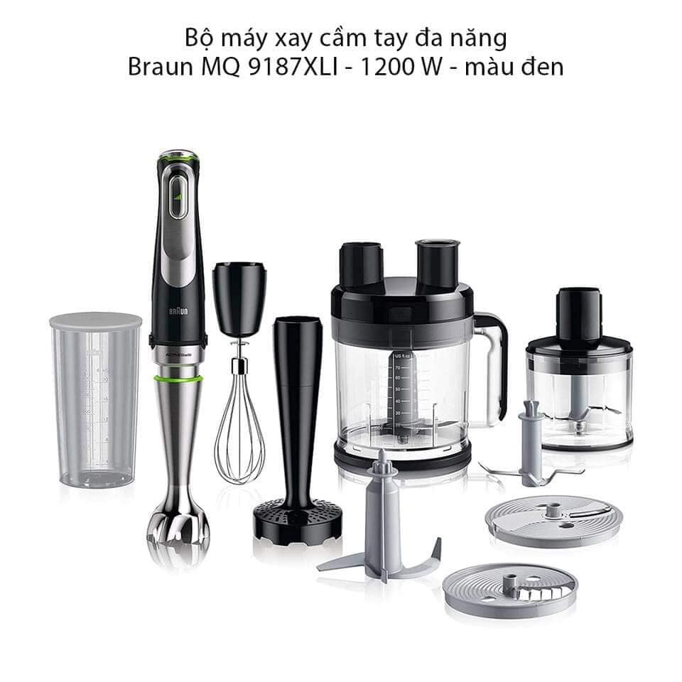 Máy Xay Cầm Tay Đa Năng Braun MQ 9187XLI - 1200W